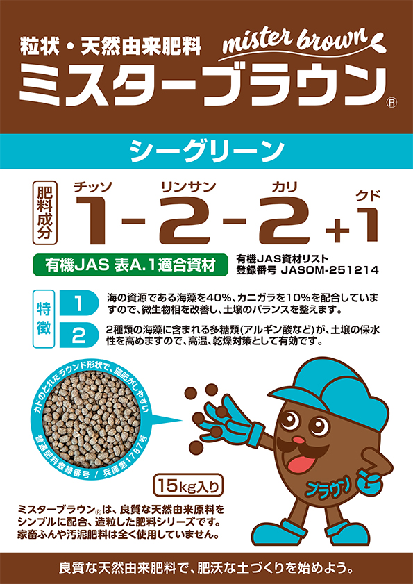 ミスターブラウン　シーグリーン